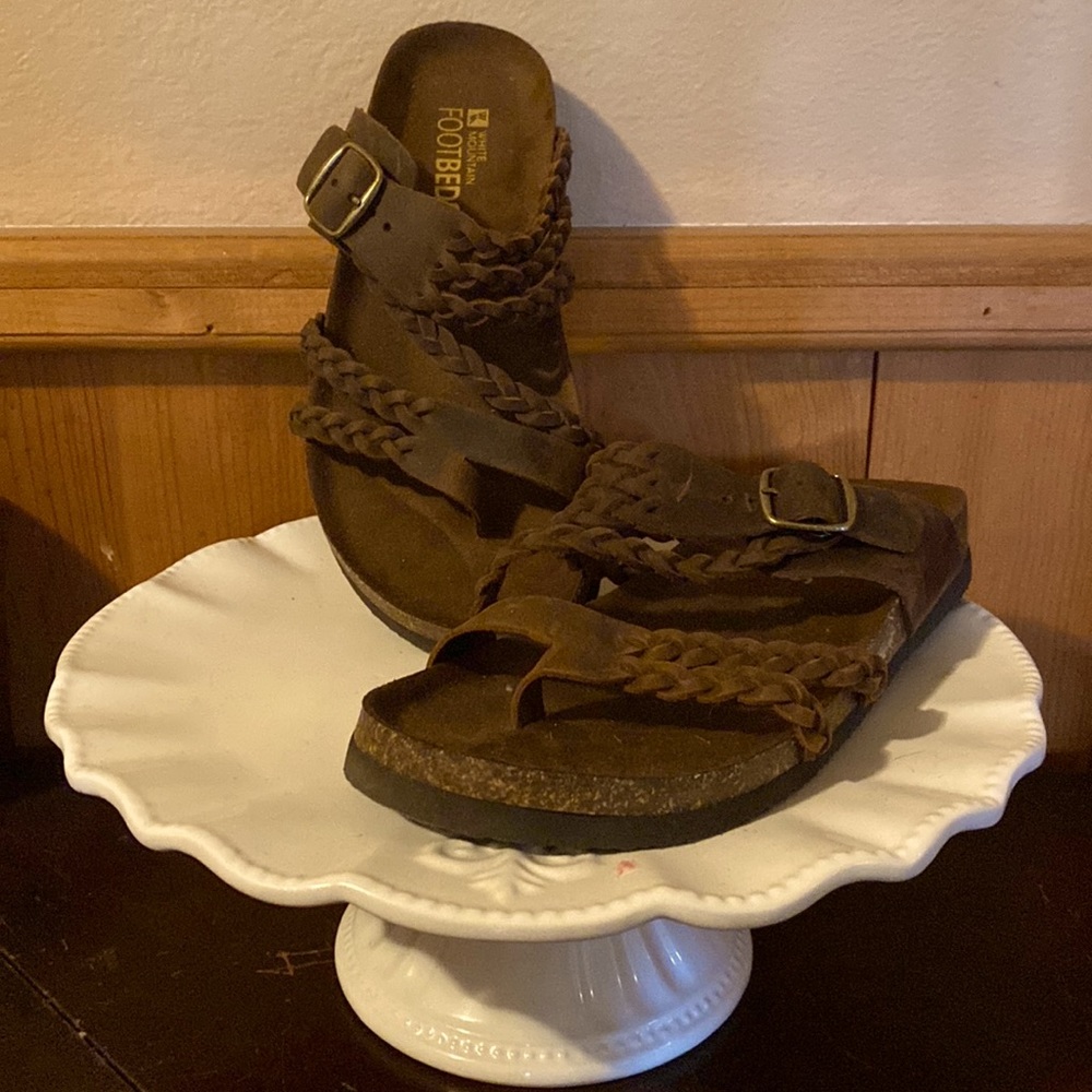 Leather Footbed Sandals